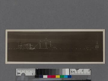 Abbot Kinney pier at night, Venice, California