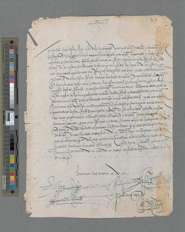 Francisco Retamoso, and others, letter to Gonzalo Pizarro