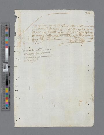 Juan de Larez document to Antonio Muñoz: Reciept