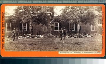 Wounded from the "Wilderness," at Fredericksburg, Va., s. 2507