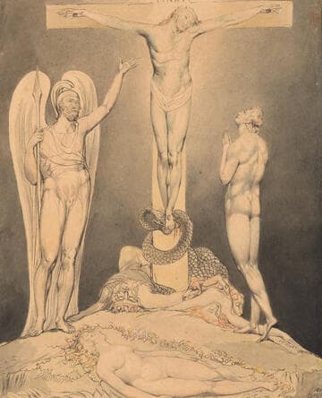 Illustration 11 to Milton's "Paradise Lost": Michael Foretells the Crucifixion