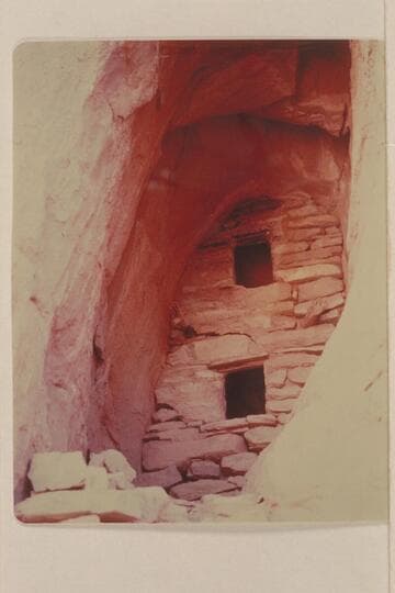 Small ruins in Surprise Valley. Marked: JW/8 15 09/AW