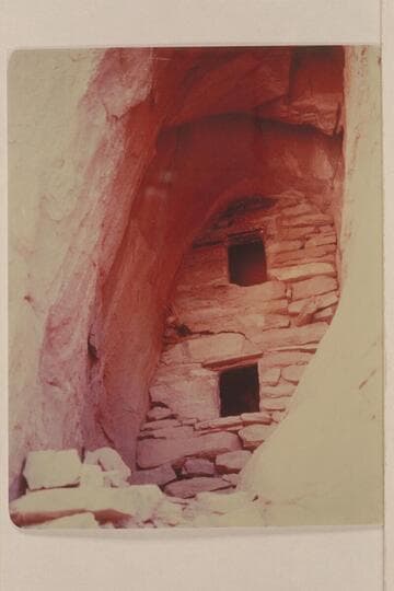 Ruin in Surprise Valley above the trail crossing. Marked: JW/0 15 09/AW.1