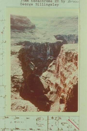 Southward into Andrus Canyon, entering Parashont Canyon from Supai formation