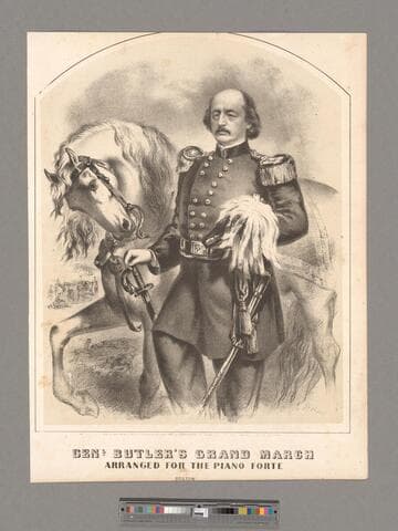 Genl. Butler's grand march / J. V. Hamm