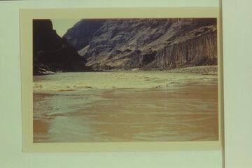 Mile 189 just below Whitmore Rapid during Arizona Power Authority dam study