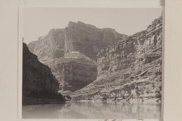 Down Cataract Canyon to the mouth of Cove Canyon. Compare 219 CTCN 186.5