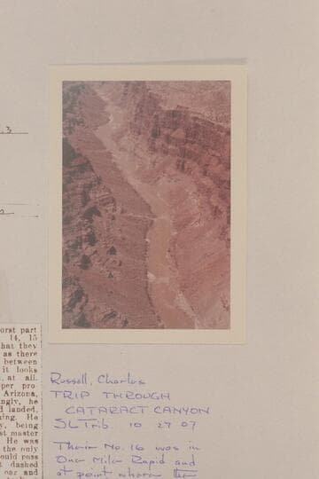 Down Cataract Canyon from Mile 204.6 to Mile 202