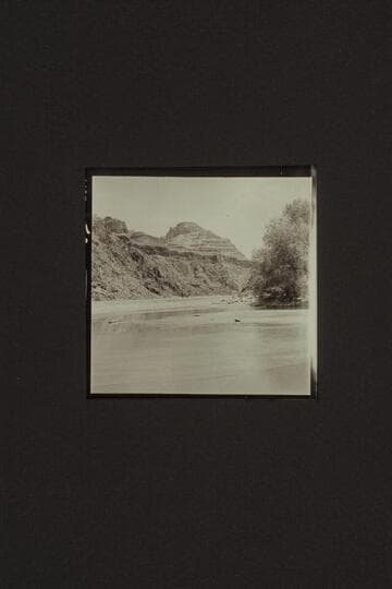 Mouth of Diamond Creek. The river backs the creek into a small lagoon. Bill Belknap; Don Harris