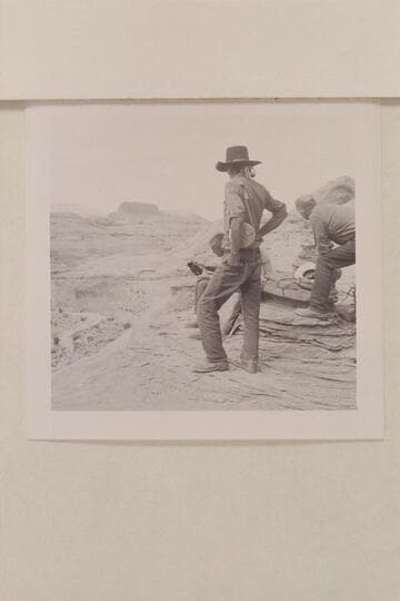 Looking down into southwest fork of 73. 60 Mile Point is on the skyline. Chris Turner sits beyond Tobe Owl and Bill Belknap bends at right