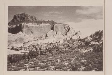 Butte 6069 from trail between Black Water Creek and the basin north of Butte 5014