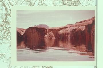 The filling of Lake Powell is submerging the entrance to West Canyon
