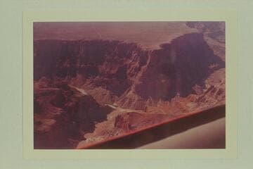 The mouth of the Little Colorado River. Marble Gorge is lower left. Grand Canyon at right