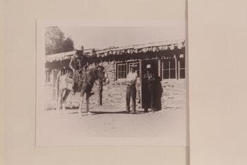 Oljato Trading Post. Print from H. J. Taylor who operated the post. In 1957, Taylor was at Kingman, Arizona, She-Kayeh Auto Court. Moonlight Creek; Mile 65.5