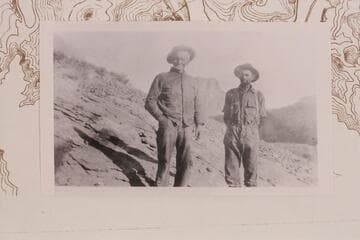 Billy Hay and Tobe Barnes. Marigold Bar. Mile 46