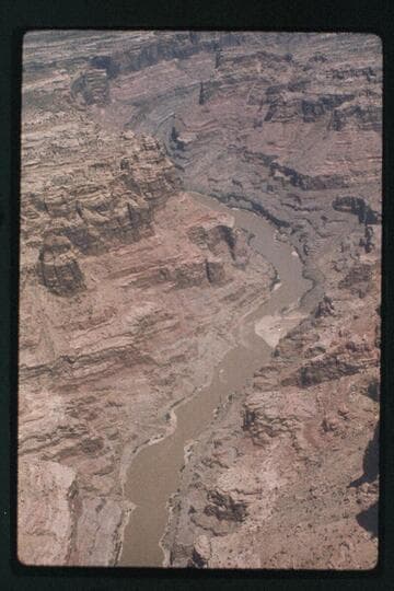 Up to Side Canyon at Mile 184.1, Cove Canyon upper left