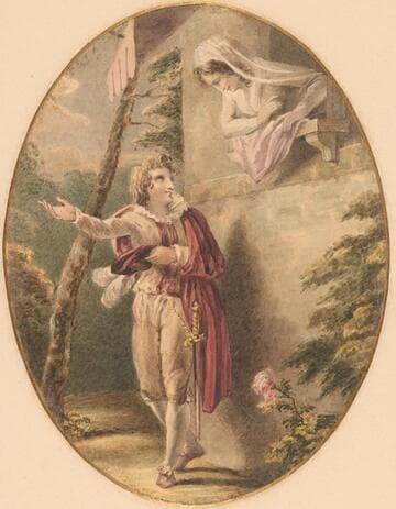 Illustration for Shakespeare's "Romeo and Juliet," Act II Scene II
