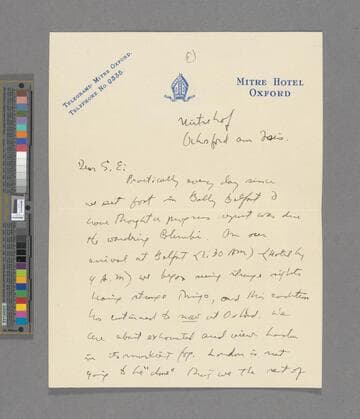 Crotty, Homer D. Letter to Grace and Edwin Hubble
