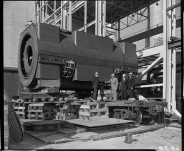 Moving condenser into steam plant