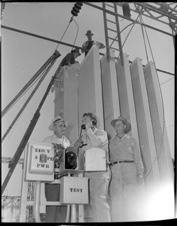 Construction at substation