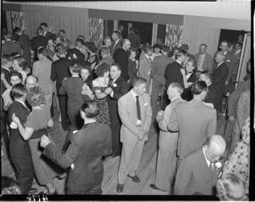 Dedication of new Big Creek Recreation Hall: some danced some didn't