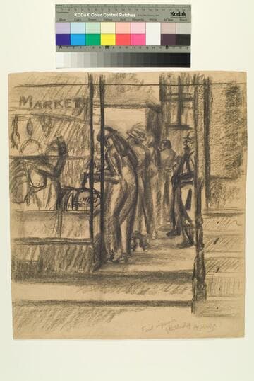 Study for the Butcher Shop