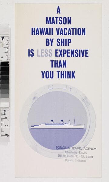 A Matson Hawaii vacation by ship is less expensive than you think