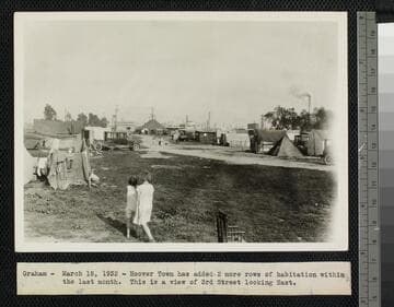 The habitations of the unemployed in Los Angeles County, 1931-1932