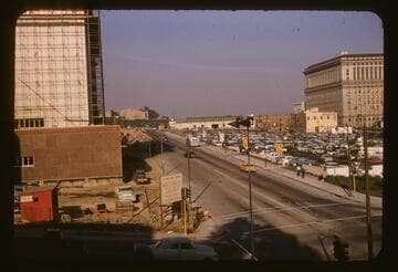 Hill Street tunnels site and new courthouse