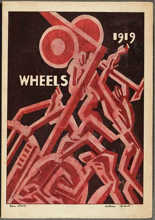 Edith Sitwell (1887–1964), editor; William Roberts (1895–1980), illustrator, Wheels, 1919, 1919. Oxford: B. H. Blackwell. The Huntington Library, Art Museum, and Botanical Gardens.