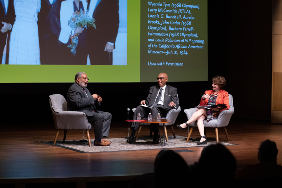 Why it matters panel featuring Lonnie Bunch, Robert C. Davidson, and Karen R. Lawrence
