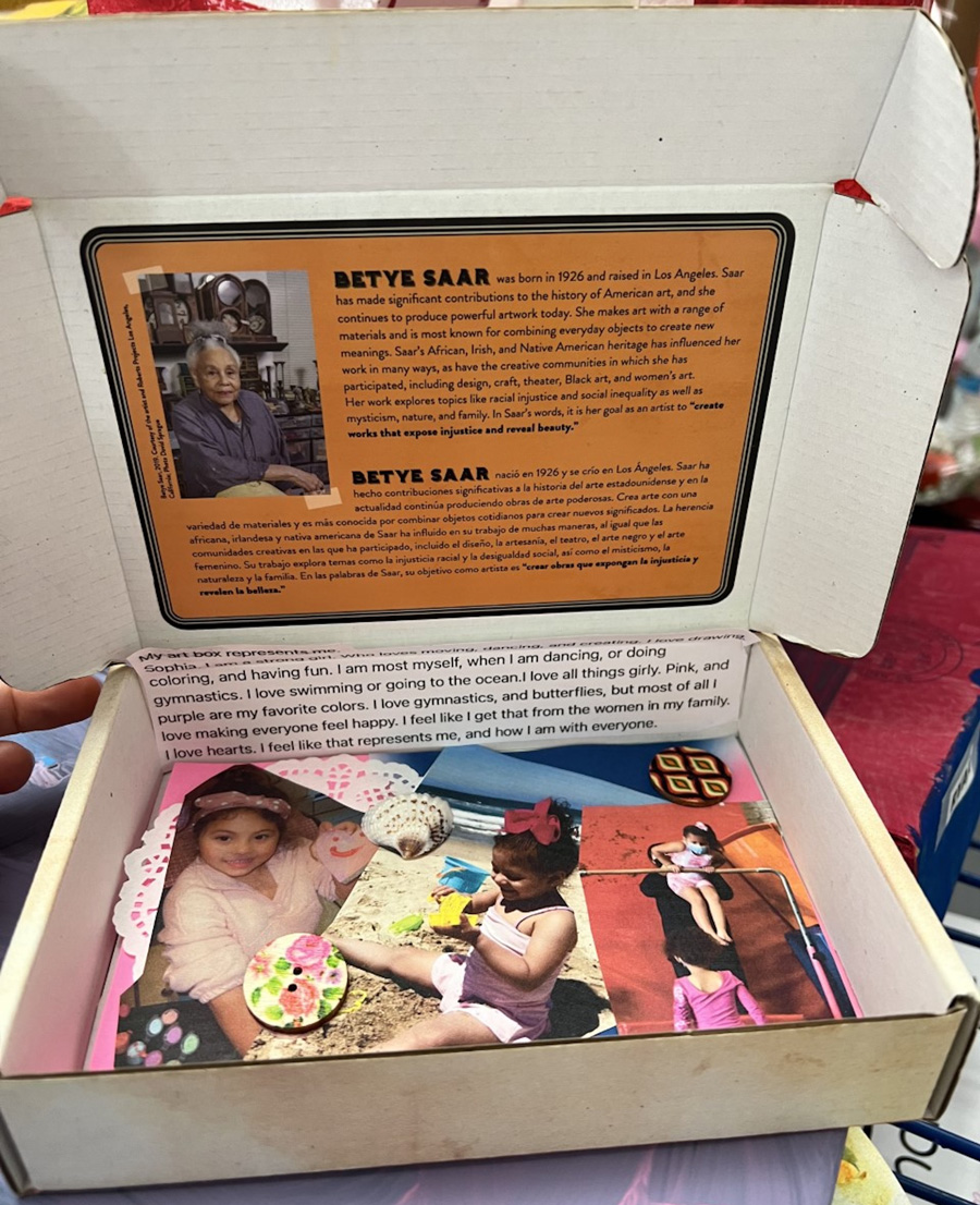 The Betye Saar Art Box represents collaboration between five institutions: the Autry Museum of the American West, the California African American Museum, the Hammer Museum, The Huntington, and the Los Angeles County Museum of Art.