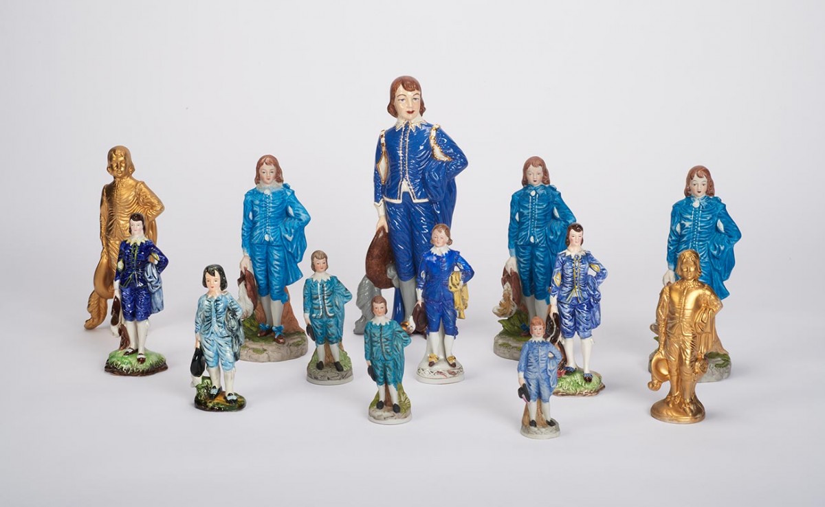 Blue Boy figurines