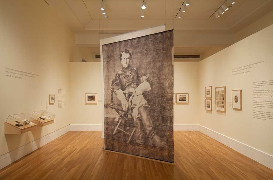 Portrait of a Union Soldier, Chattanooga, Tennessee, ca. 1863-64, by Isaac H. Bonsall (1833-1909), as seen during the Civil War photographs exhibition at The Huntington’s MaryLou and George Boone Gallery in 2013. Portrait of a Union Soldier, Chattanooga, Tennessee, ca. 1863-64, by Isaac H. Bonsall (1833-1909), as seen during the Civil War photographs exhibition at The Huntington’s MaryLou and George Boone Gallery in 2013.