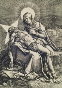 Hendrick Goltzius (Dutch, 1558–1617) Lamentation of the Virgin, 1596 Engraving The Huntington Library, Art Collections, and Botanical Gardens, Edward W. and Julia B. Bodman Collection; 72.62.227