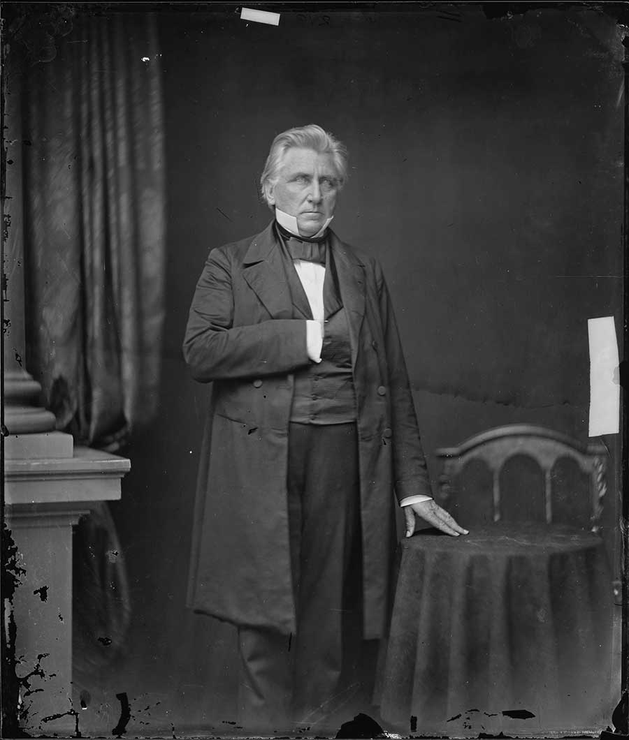 Mathew Brady (1822–1896), William M. Gwin, between ca. 1860 and ca. 1865. Courtesy of the U.S. National Archives and Records Administration.