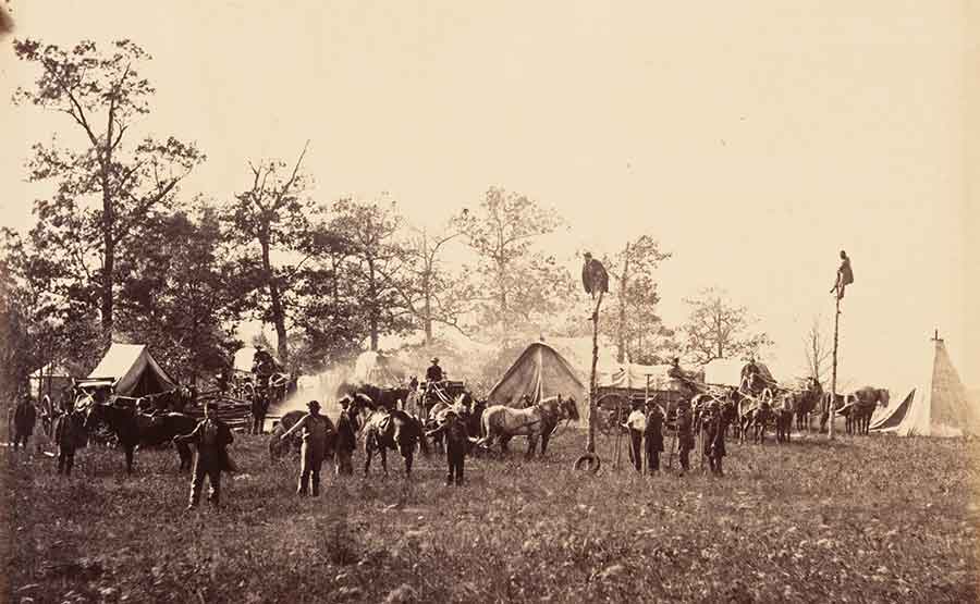 Photograph of U.S. Military Telegraph Construction Corps