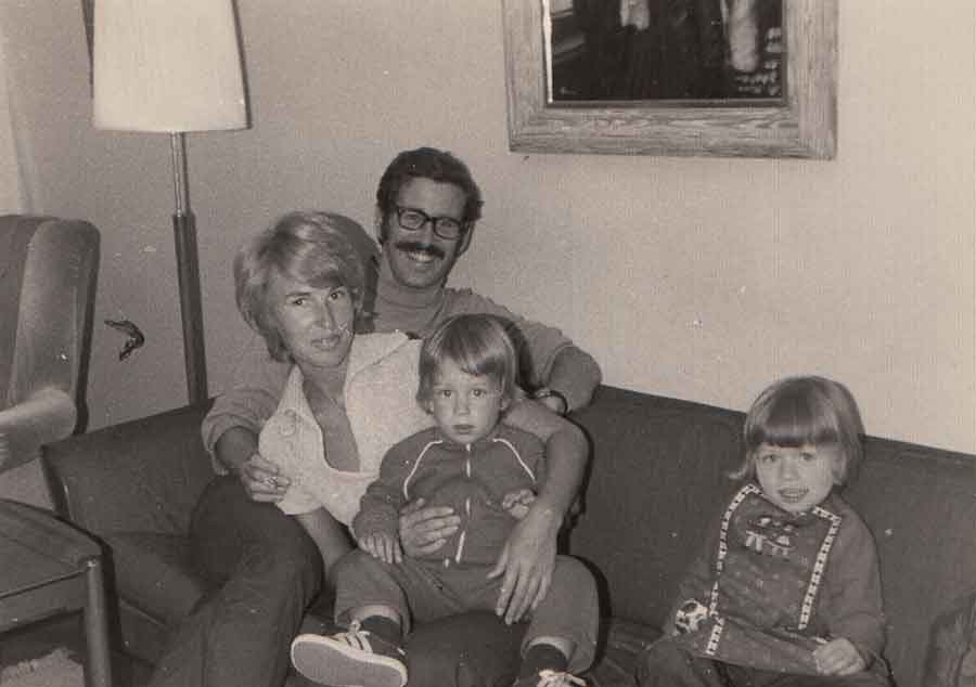 Koblik with his wife, Kerstin, and their two children in 1971. Koblik with his wife, Kerstin, and their two children in 1971.