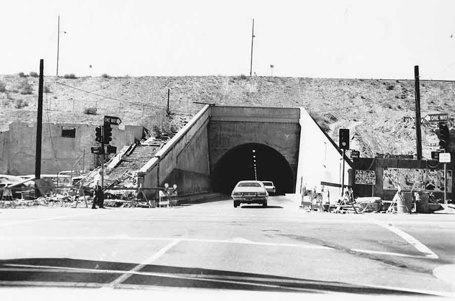 Remains of Angels Flight, 1971. Unidentified photographer.