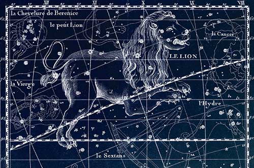 Constellation of Leo in Beautiful Science