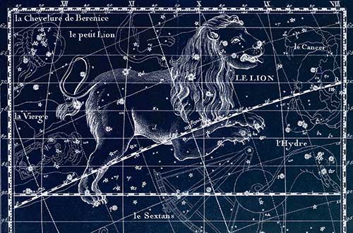 Constellation of Leo in Beautiful Science