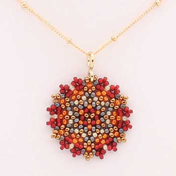 Delilah Single Mandala Necklace