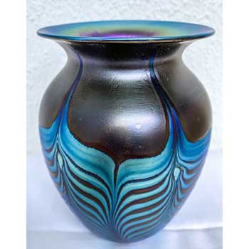 Blue Moon Vase
