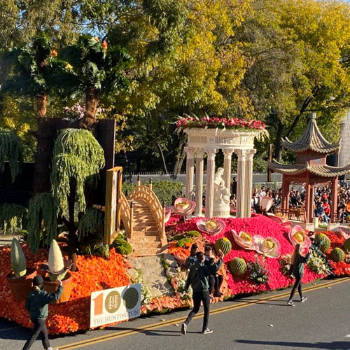 Rose Parade float