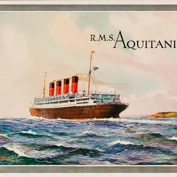 Image of the Aquitania ship