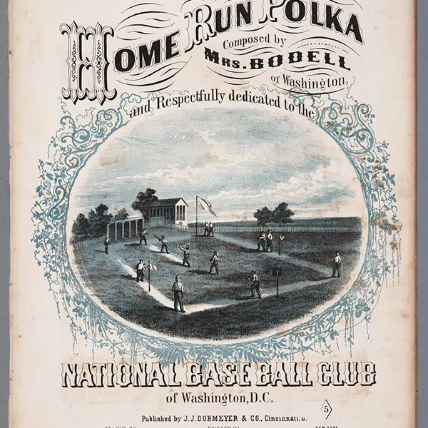 Home Run Polka Sheet music from 1867
