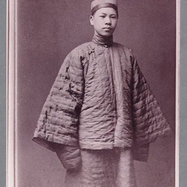 Hong Yen Chang as a Chinese Educational Mission student to the United States in the 1870s