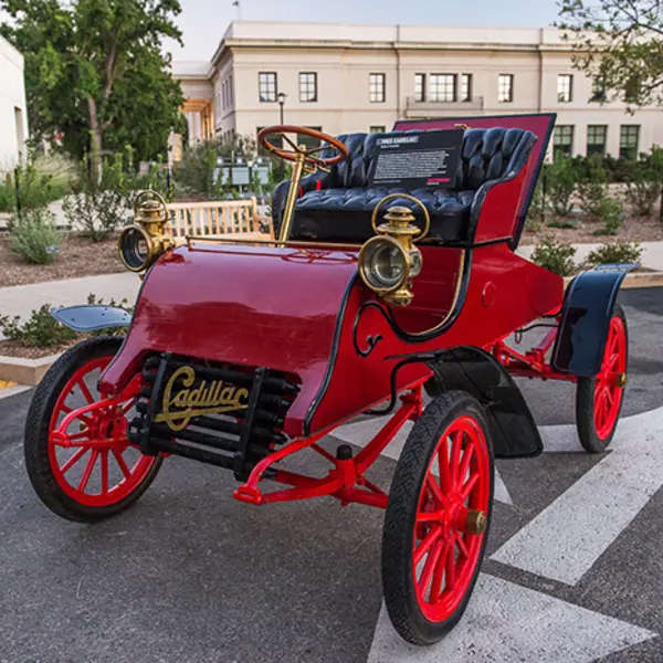 1903 red Cadillac