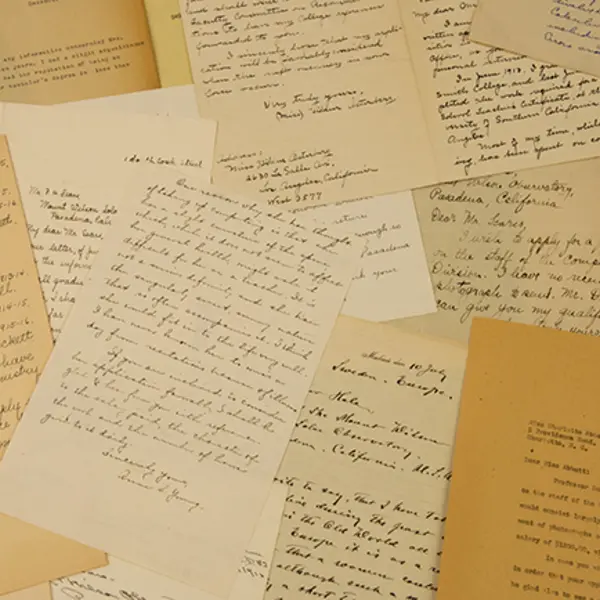A selection of women’s application letters for computer positions among the papers of American astronomer Frederick Hanley Seares 