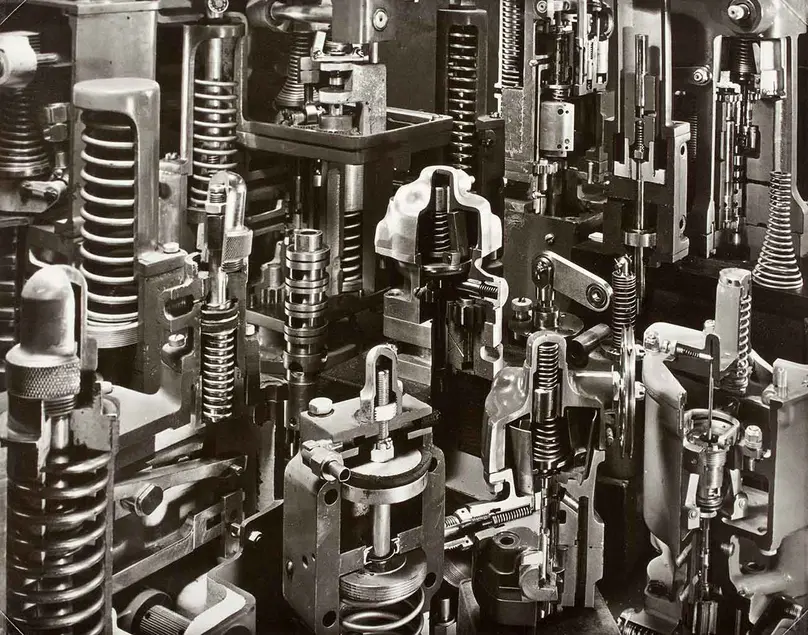 Torkel Korling, Cut Away Abstraction, Rockford, 1944, gelatin silver print, 10 15/16 × 13 7/8. Los Angeles County Museum of Art. The Marjorie and Leonard Vernon Collection, gift of The Annenberg Foundation, acquired from Carol Vernon and Robert Turbin. Photo © 2015 Museum Associates/LACMA.